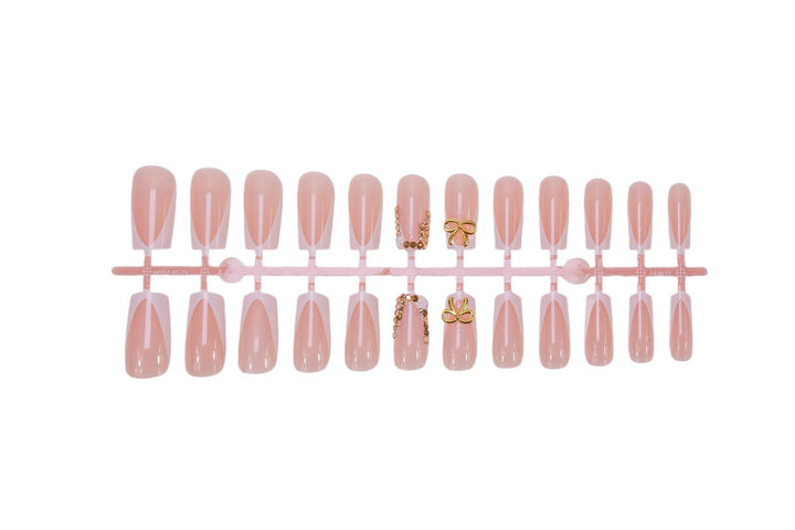 Artificial nail set with elegant decorations and unique designs Stornfield