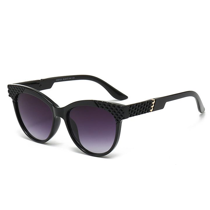 Women's Cat-Eye Sunglasses with Structured Frame and UV Protection Stornfield