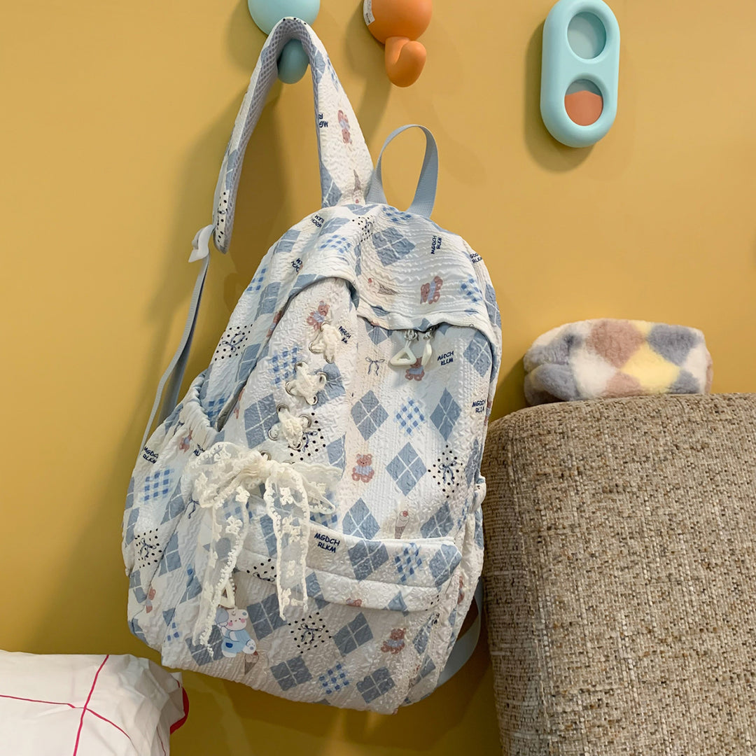 Cute Character Design Embellished Backpack Stornfield