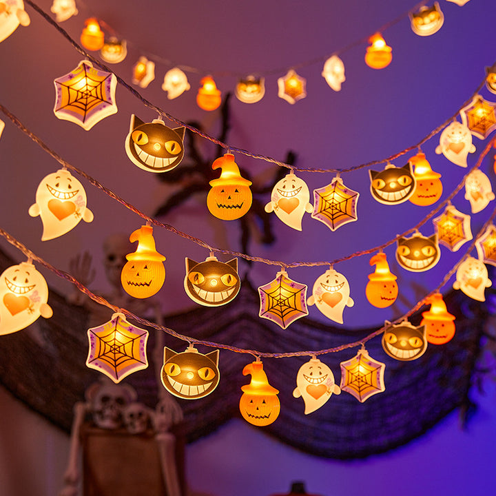 Festive Ghost LED String Lights Stornfield