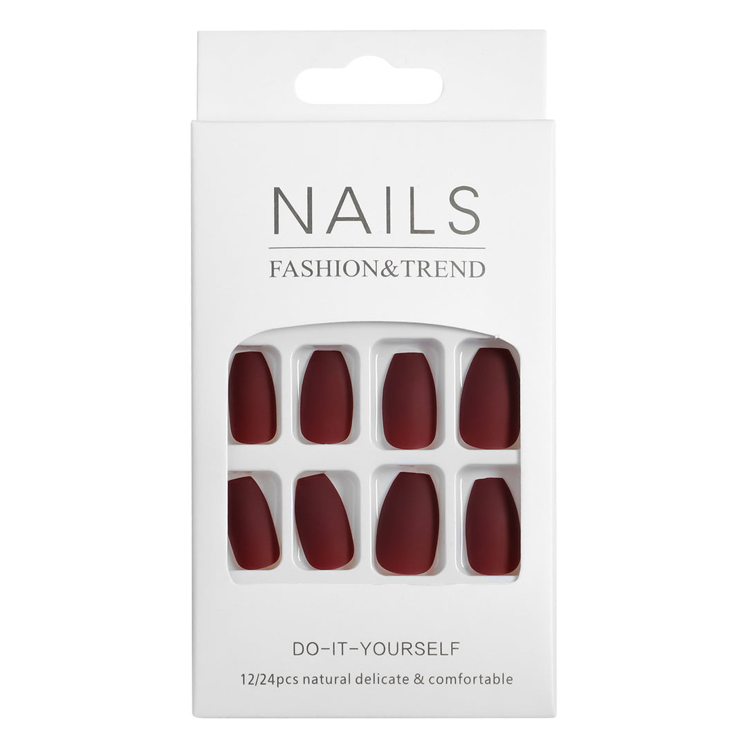 Artistic Matte Press-On Nail Tips Stornfield