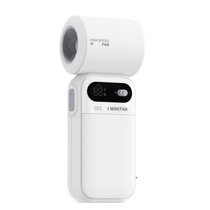 Women's Portable High-Speed Mini Fan with Smart Display Stornfield