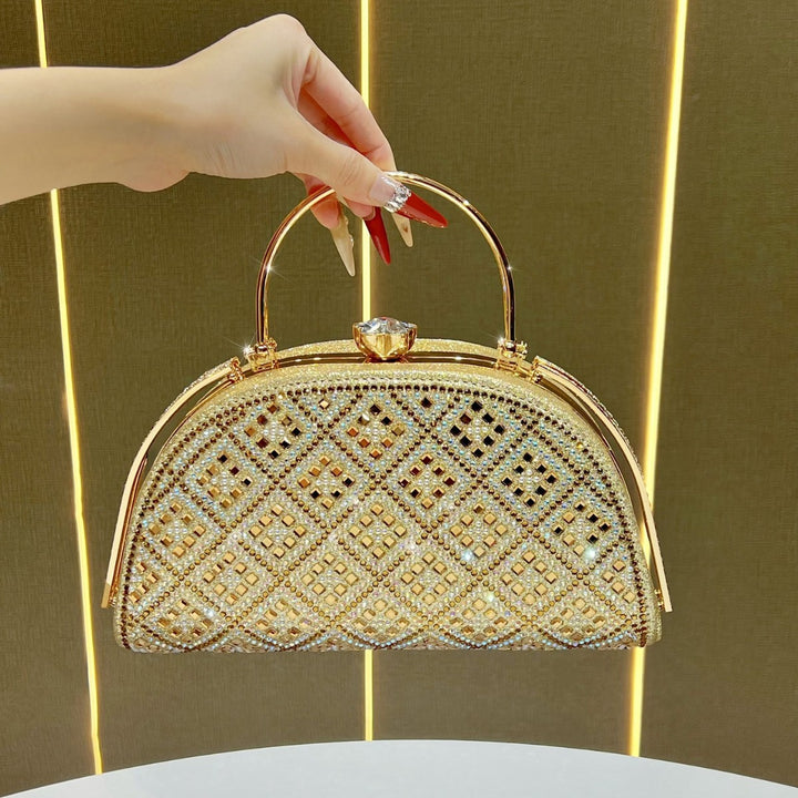 Vintage Inspired Bejeweled Evening Handbag