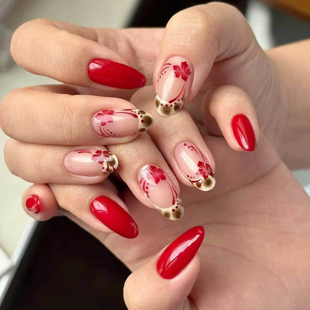 Decorative Floral Nail Art