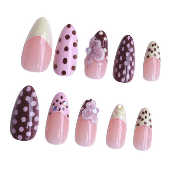 Creative Floral 3D Press-On Nails Stornfield
