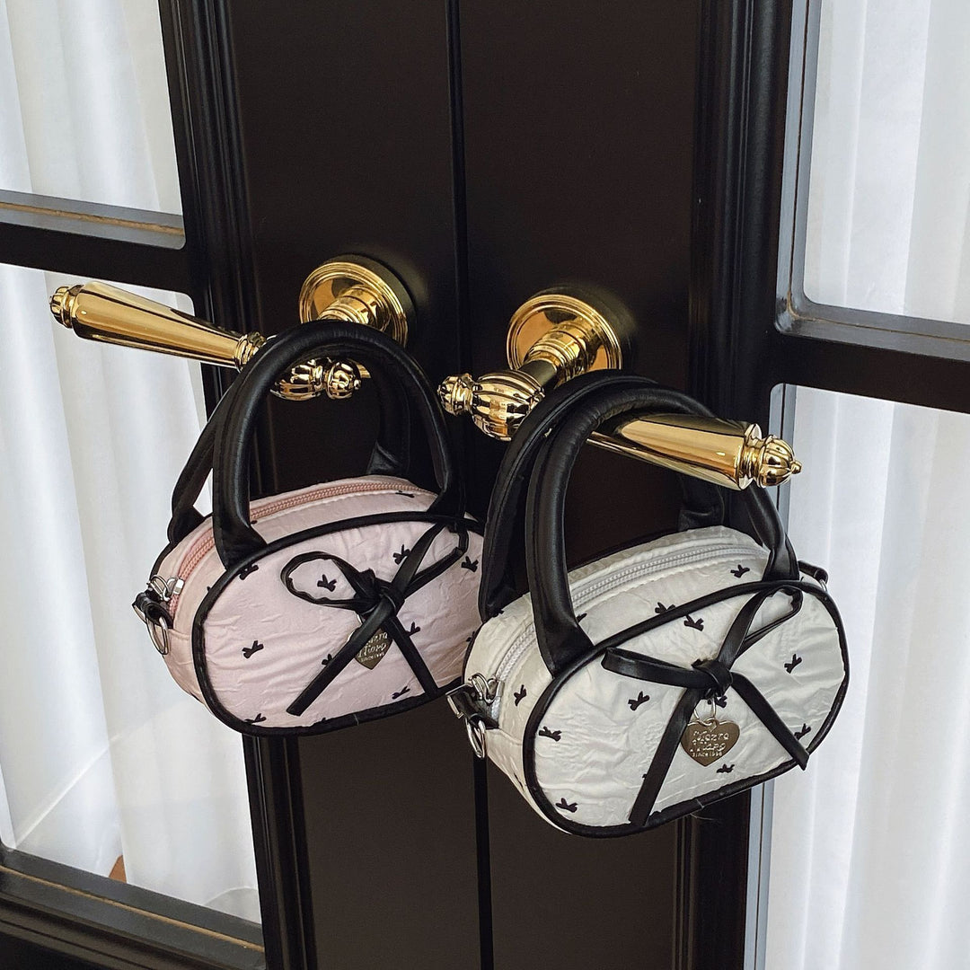 Quilted Mini Handbag with Heart Detail Stornfield
