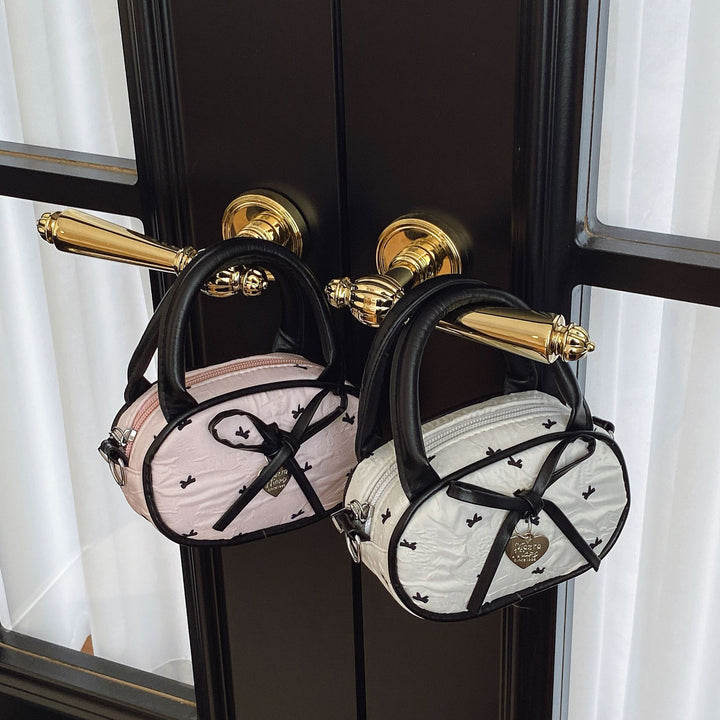 Quilted Mini Handbag with Heart Detail Stornfield