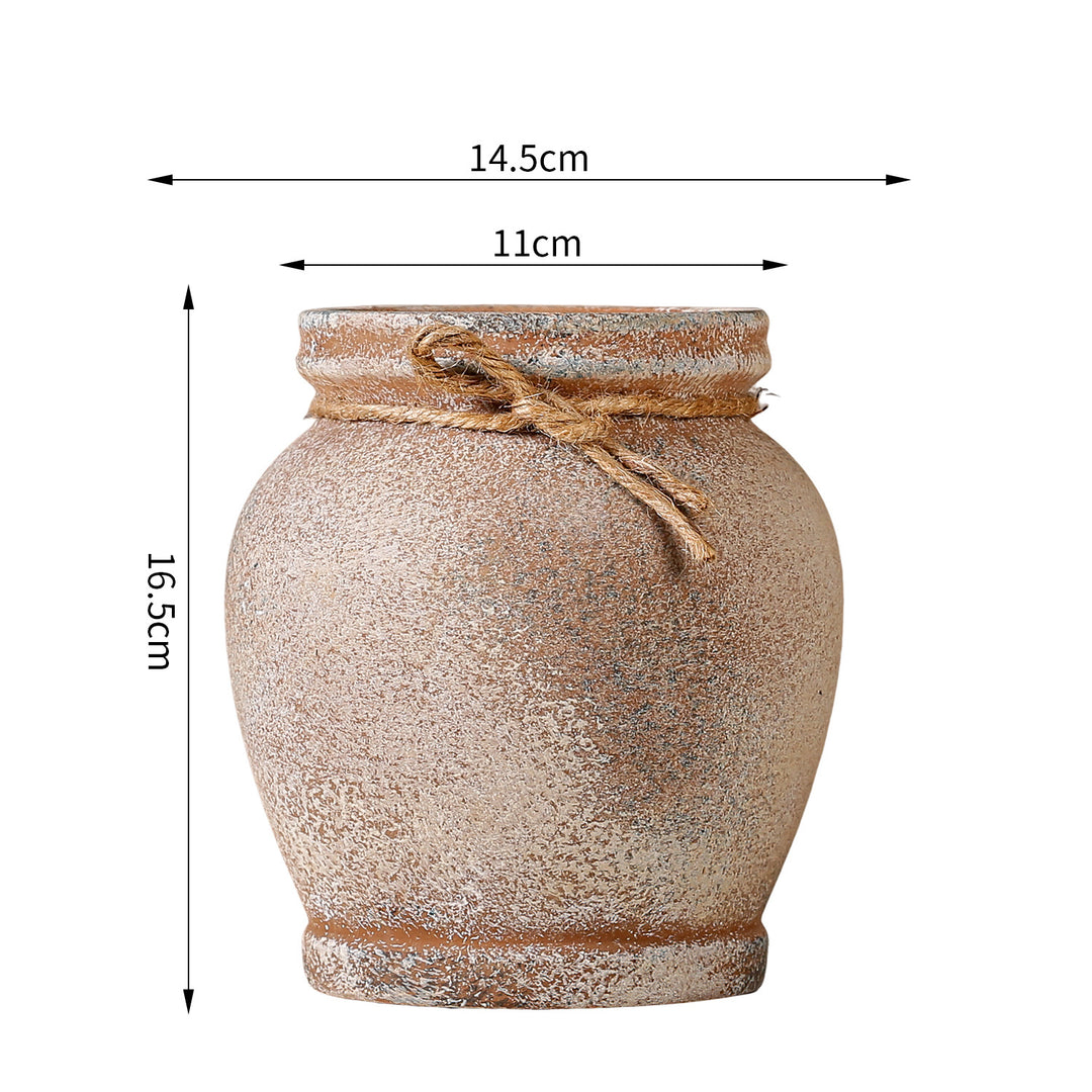 Rustic ceramic plant decoration Stornfield