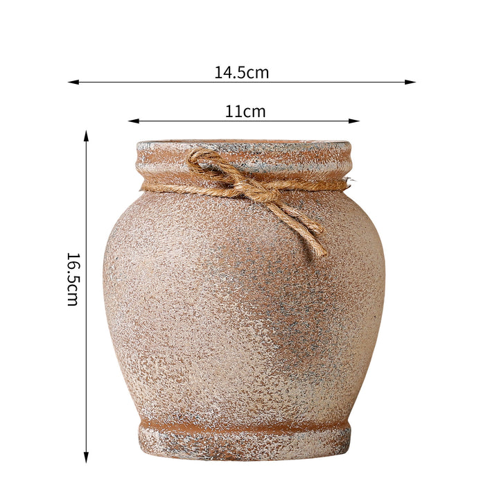 Rustic ceramic plant decoration Stornfield