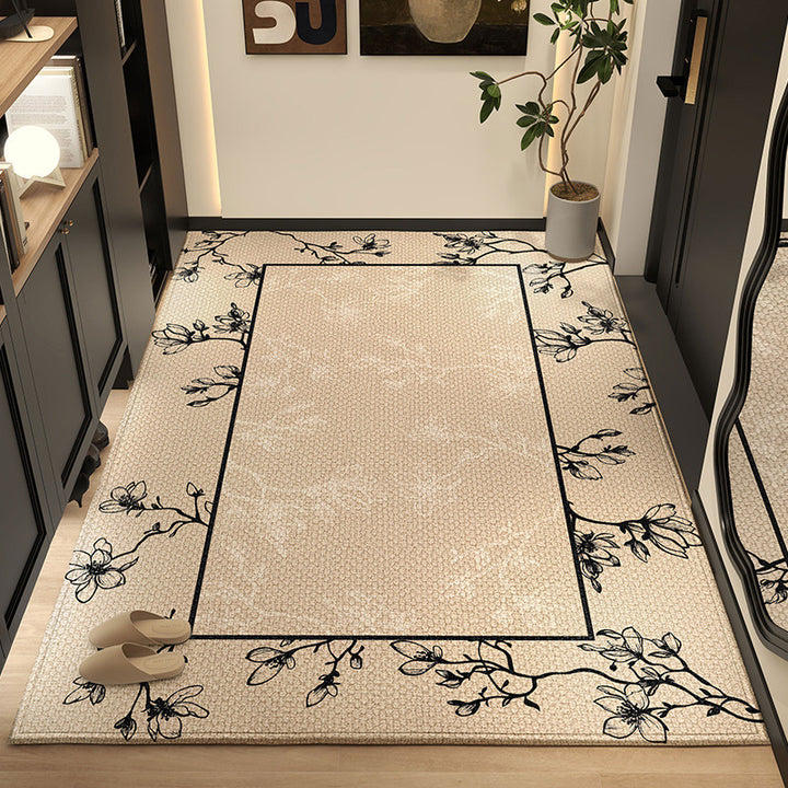 Floral Pattern Decorative Area Rug