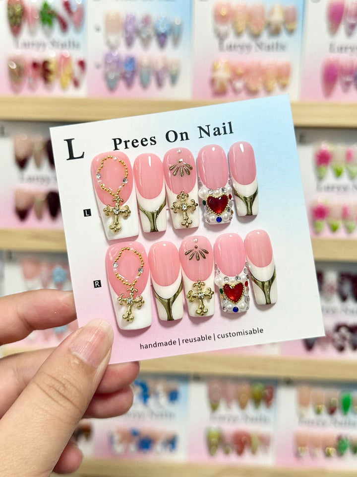 Custom Artisanal Press-On Nail Set