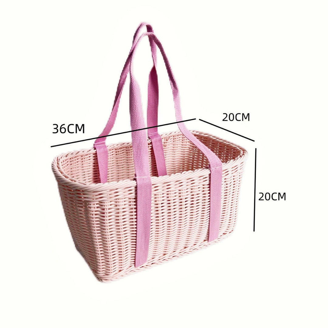 Stylish Woven Basket Bag Stornfield