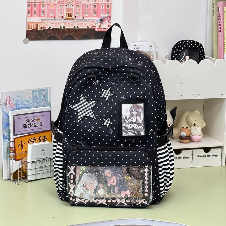Star-Embellished Decorative Backpack Stornfield