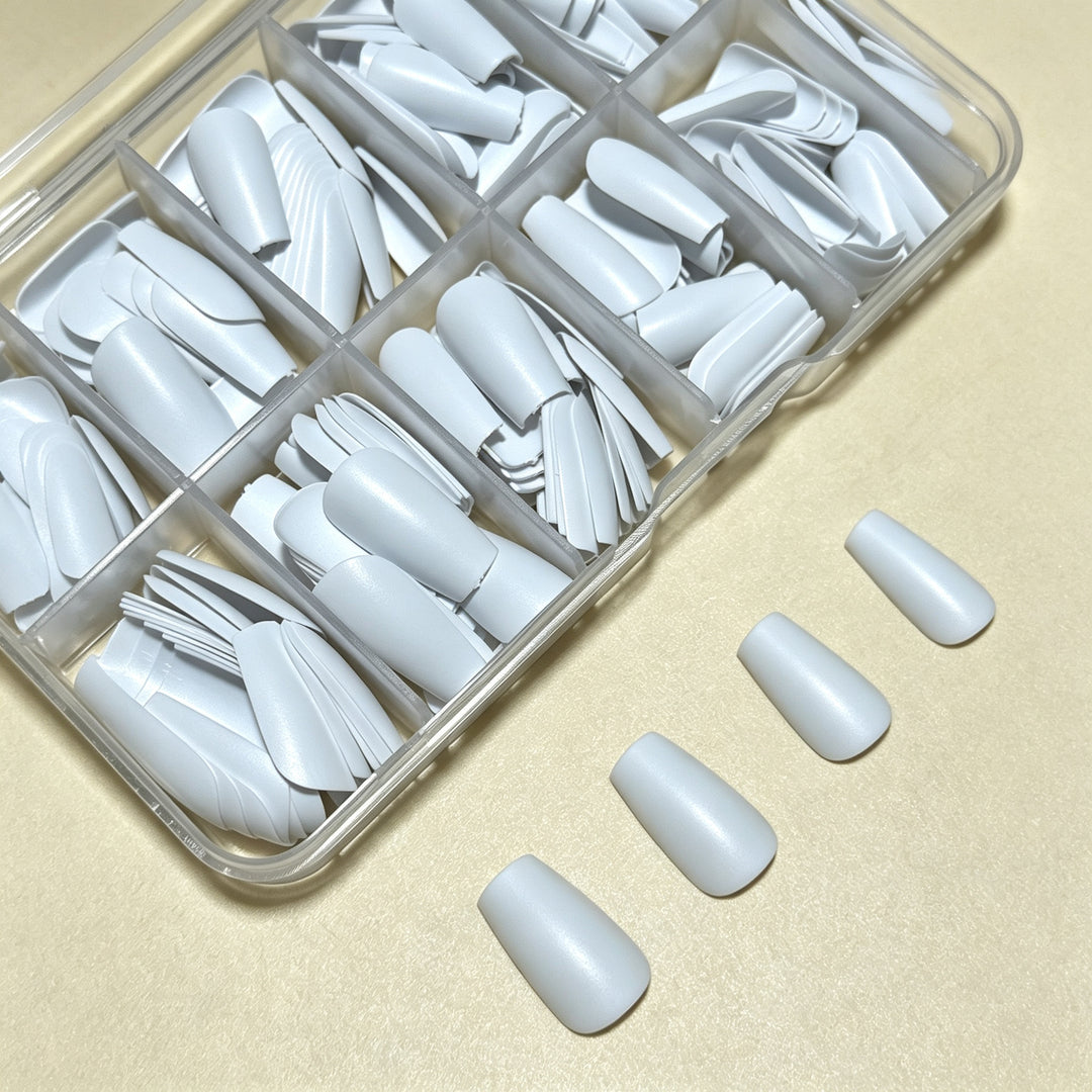 Premium White Press-On Nail Tips Stornfield