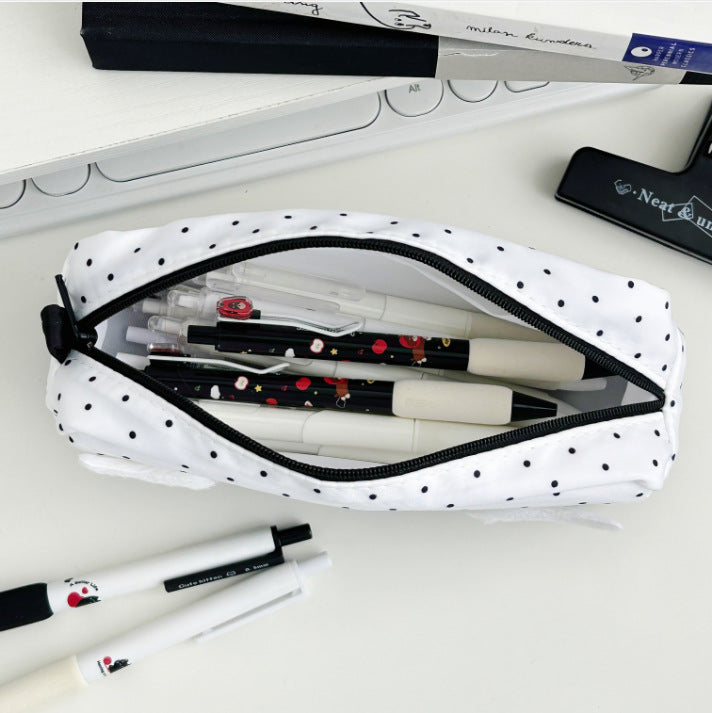 Cute Angel Cat-Themed Pencil Pouch