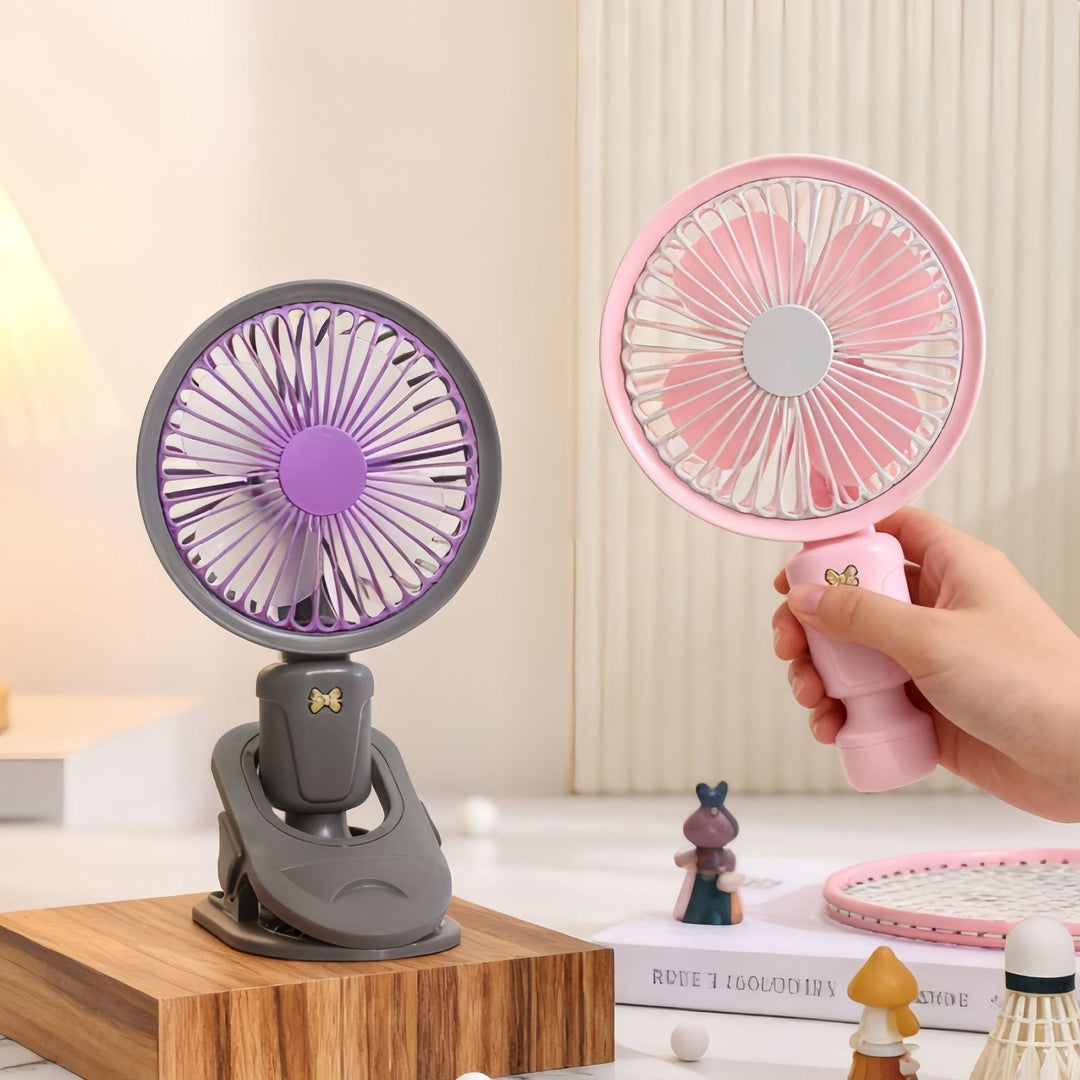 Women's Portable USB Table Fan with Flexible Clamping System Stornfield