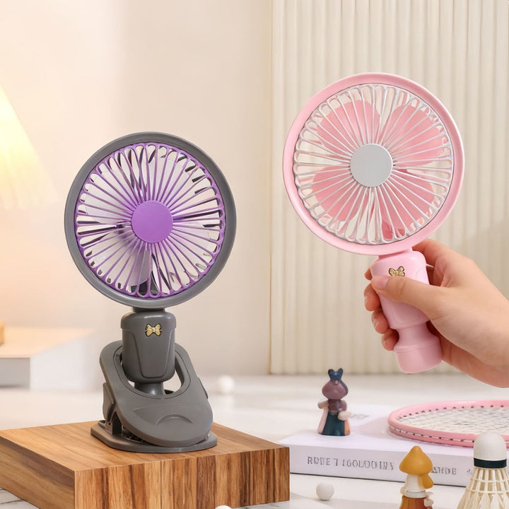 Women's Portable USB Table Fan with Flexible Clamping System Stornfield