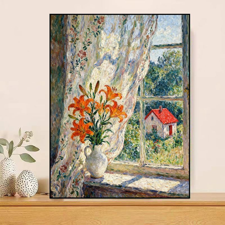 Vintage Floral Canvas Art Print Stornfield