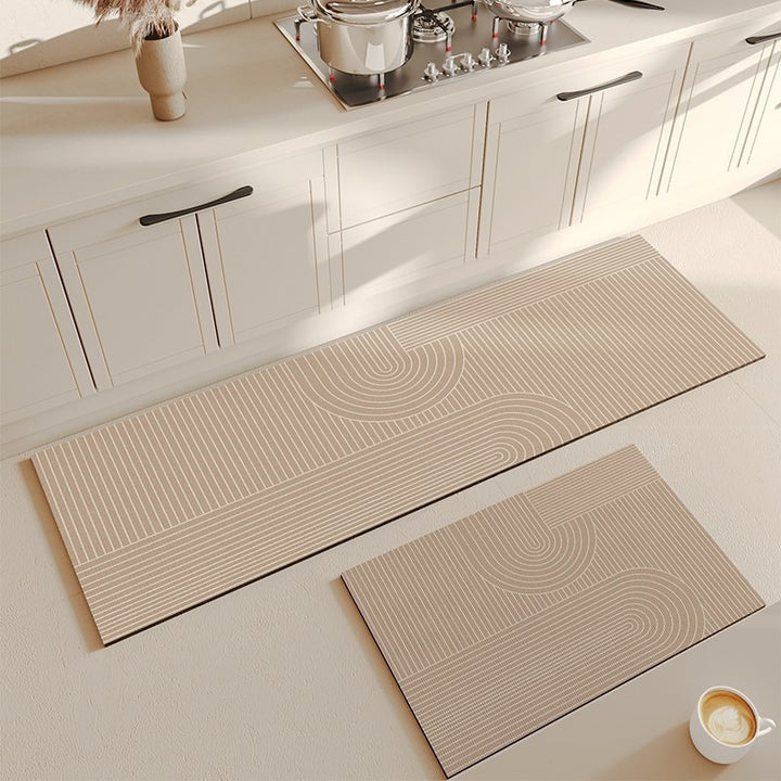 Stylish Geometric Kitchen Runner Mat