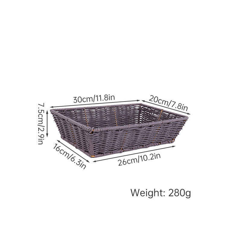 Versatile Storage Wicker Basket Stornfield
