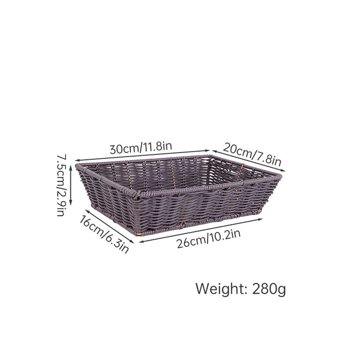 Versatile Storage Wicker Basket Stornfield