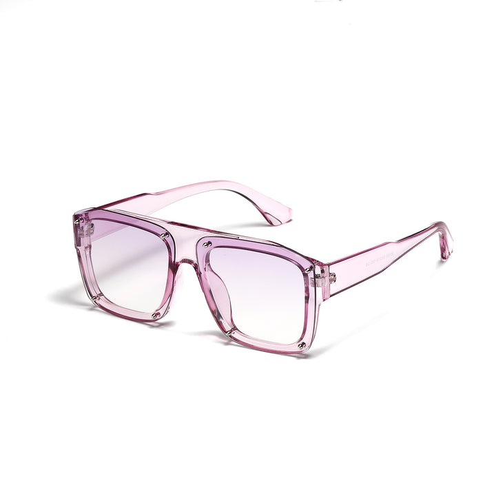 Women's Square Sunglasses with Fashionable Transparent Frame Stornfield