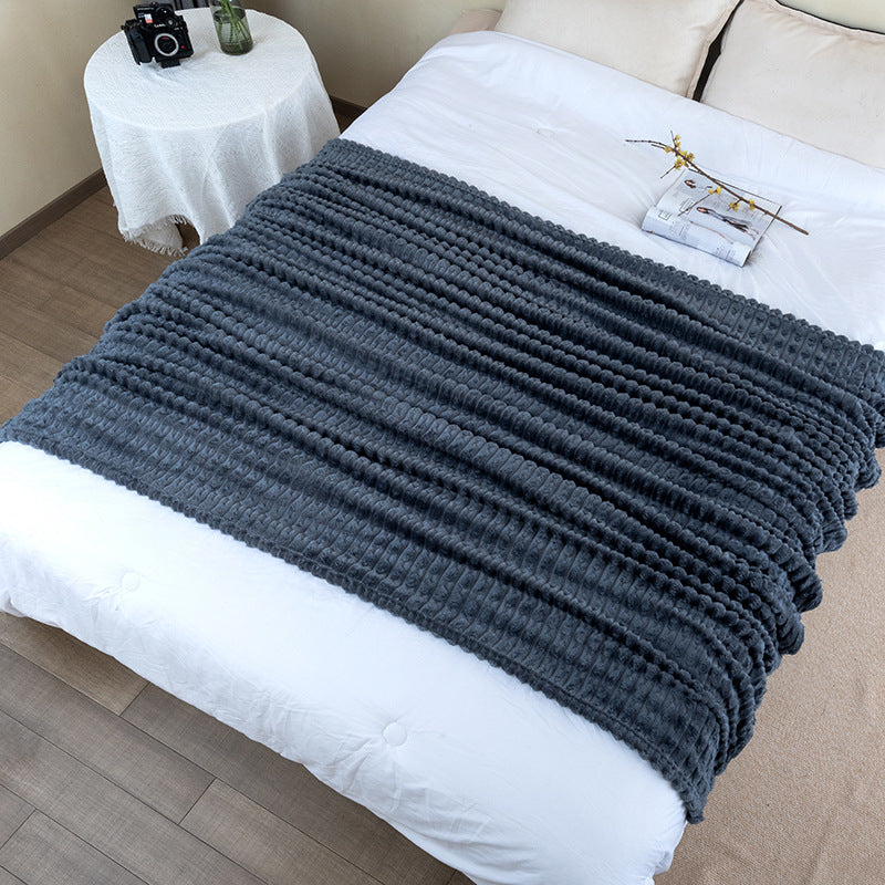 Women's extra warm and luxurious cuddly blanket with textured design Stornfield