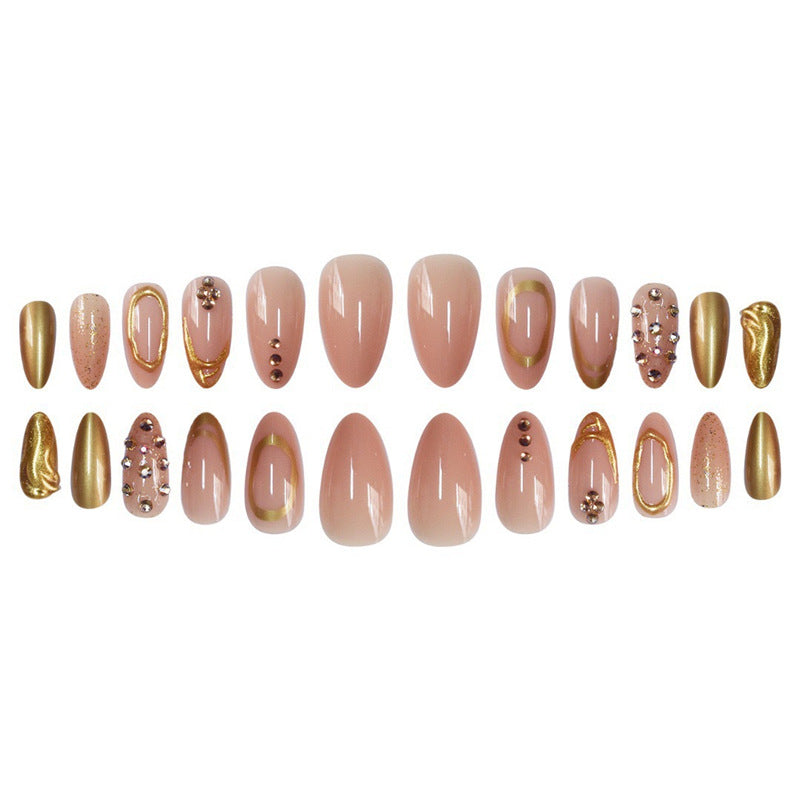 Glamorous 3D Decorative Press-On Nails Stornfield