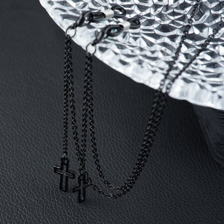 Dual Cross Pendant Eyewear Chain Stornfield