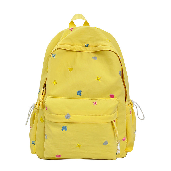 Playful Heart-Patterned Backpack Stornfield