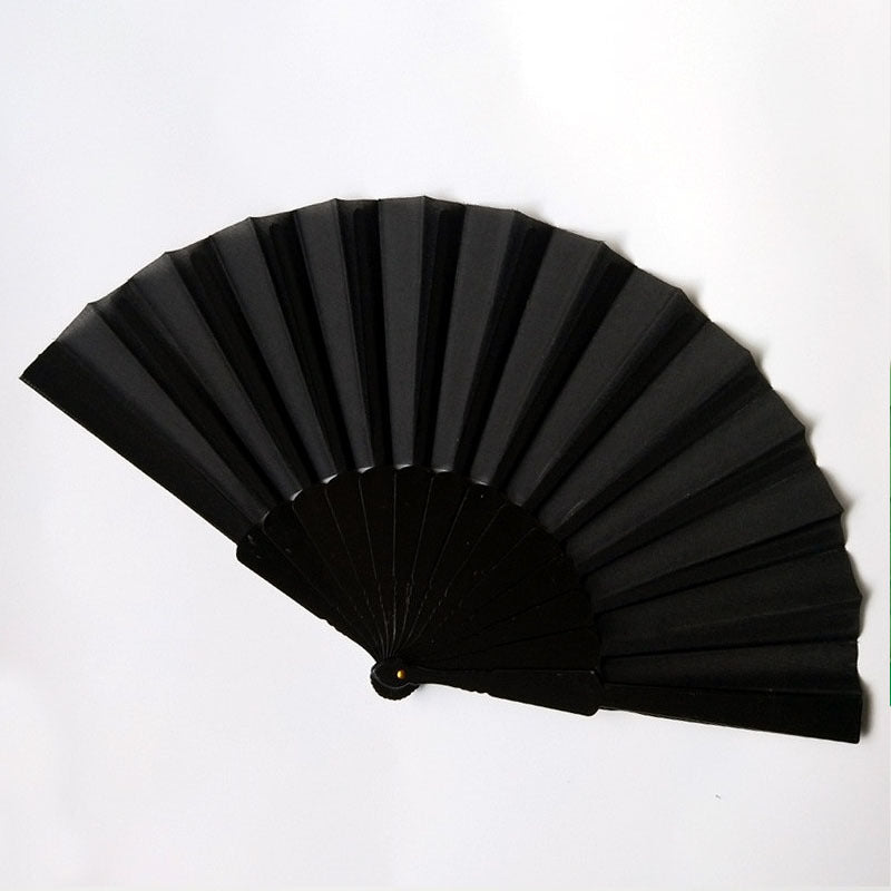 Ladies elegant hand fan made of high-quality paper and natural materials Stornfield