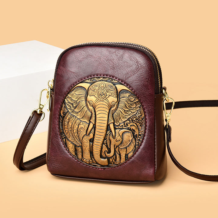 Artisan Embossed Crossbody Bag