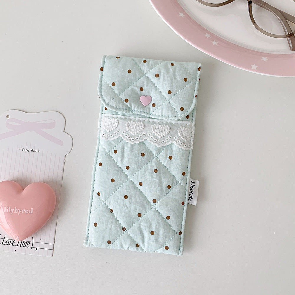 Quilted Heart Detail Pencil Case Stornfield