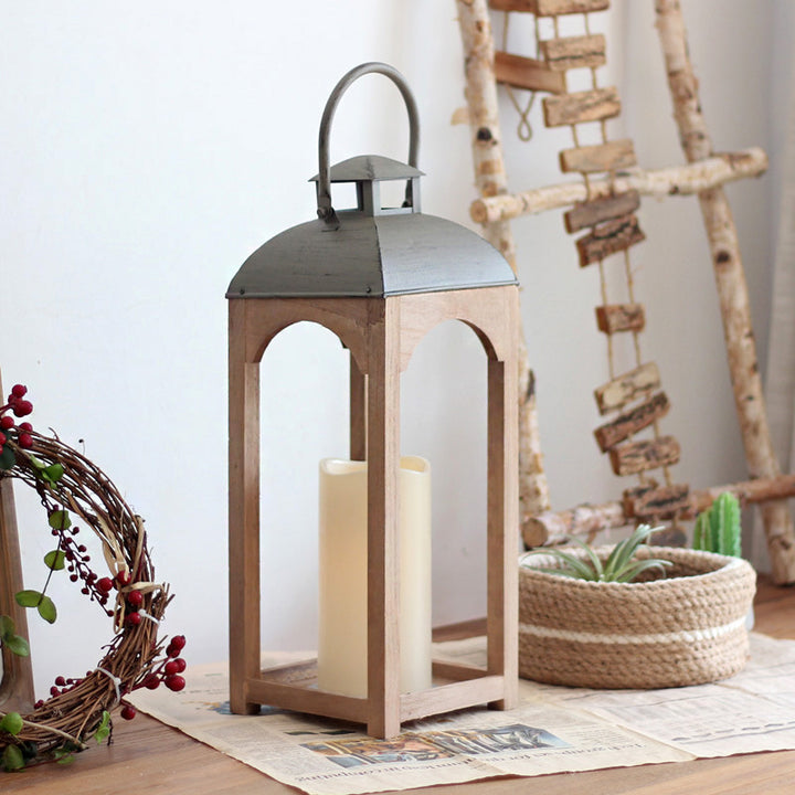 Decorative wooden lantern Stornfield