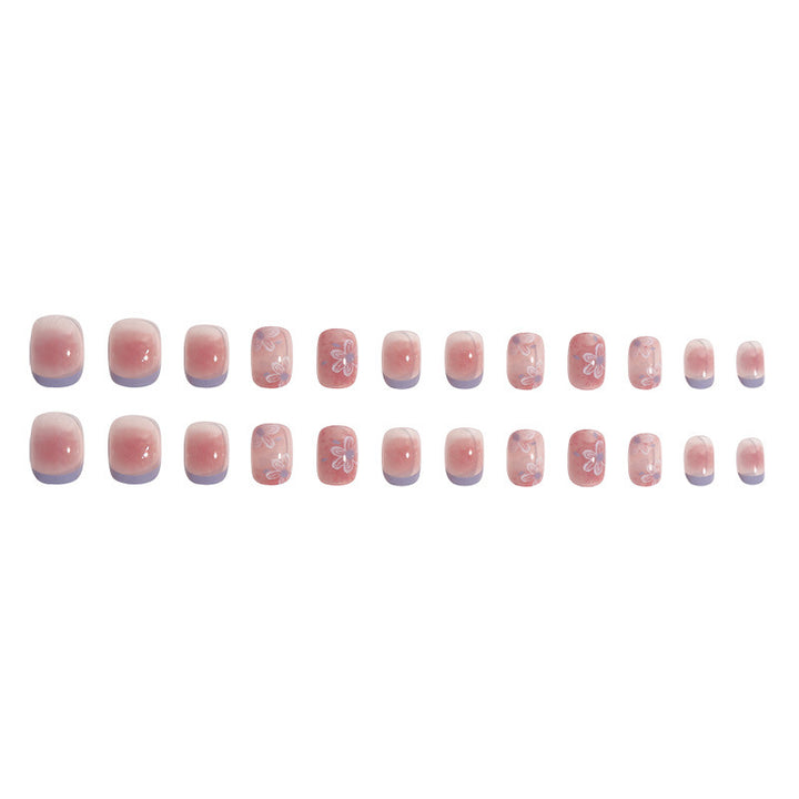 Floral-Design Press-On Nails Stornfield