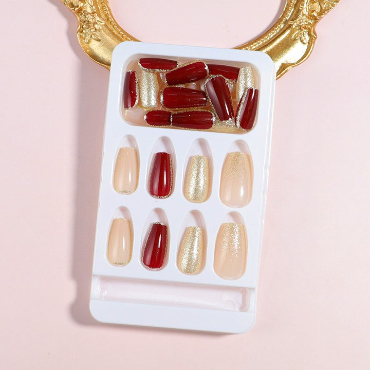 Elegant Press-On Nail Art Showcase Stornfield