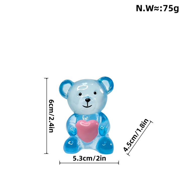 Decorative bear figure with heart Stornfield