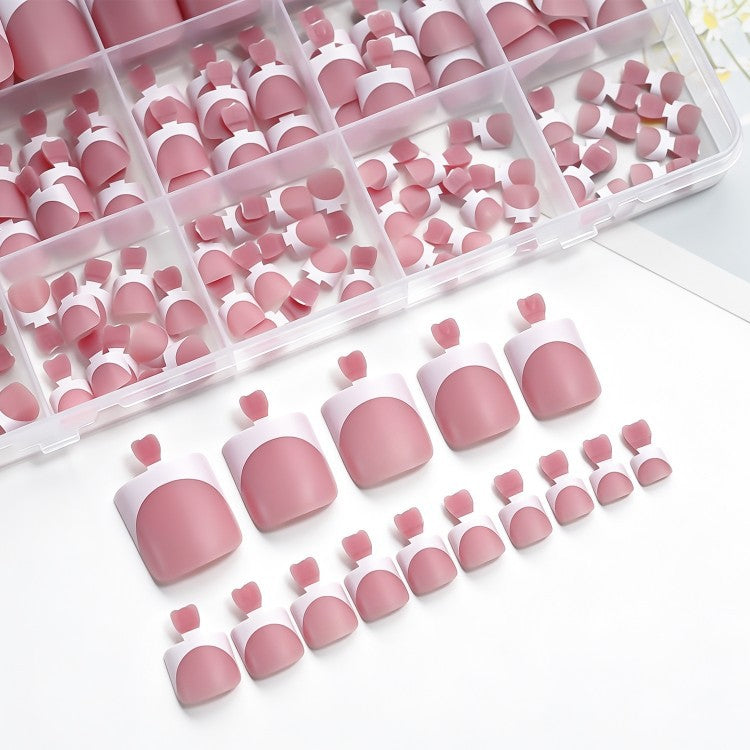 Premium Quality French Tip Press-On Nails Stornfield