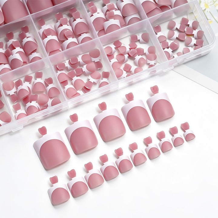 Premium Quality French Tip Press-On Nails Stornfield