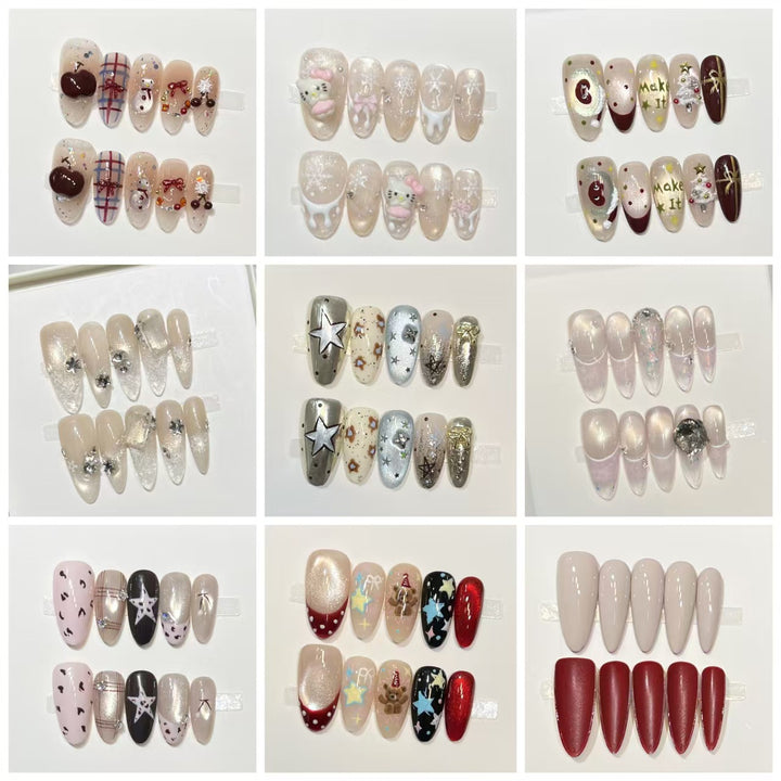 Festive Themed Press-On Nail Set