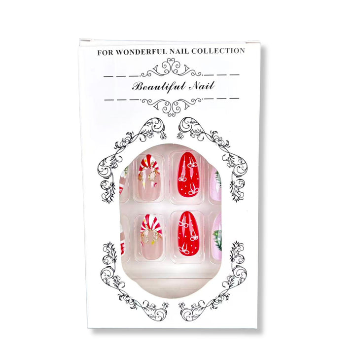 Creative Seasonal Decorative Press-On Nail Kit