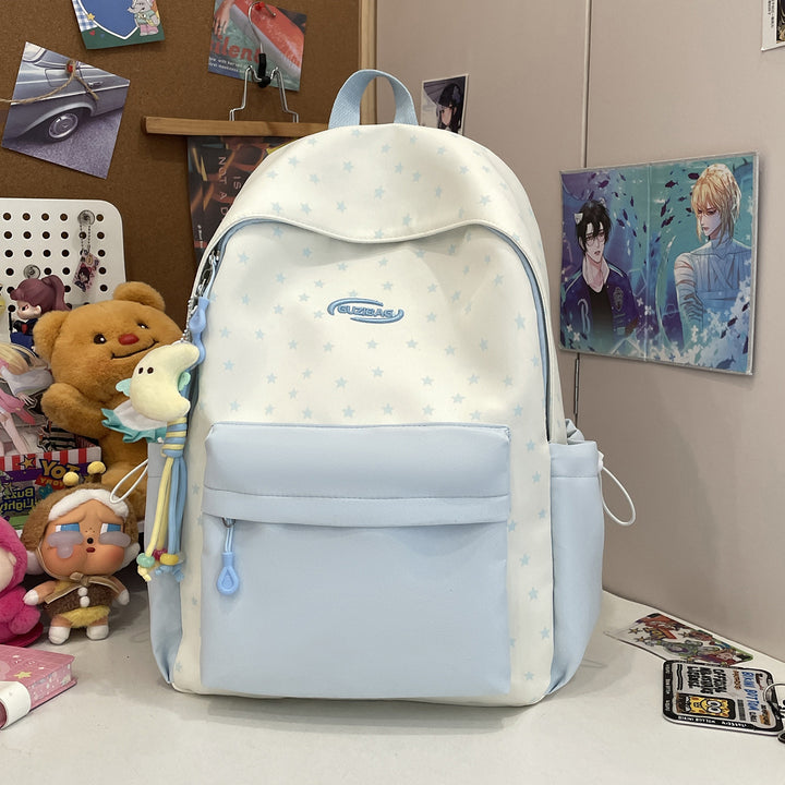 Stylish Printed Backpack with Fun Character Accents Stornfield