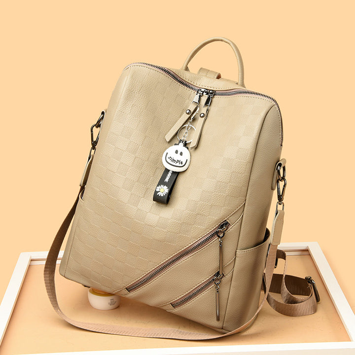 Checkered Pattern Stylish Backpack Stornfield