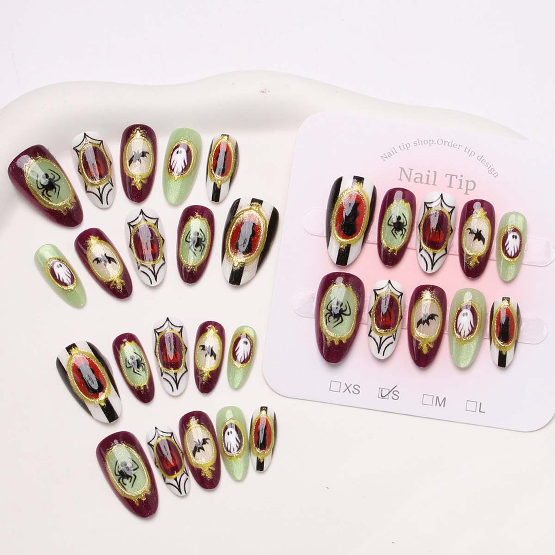 Holiday-Themed Press-On Nail Set Stornfield