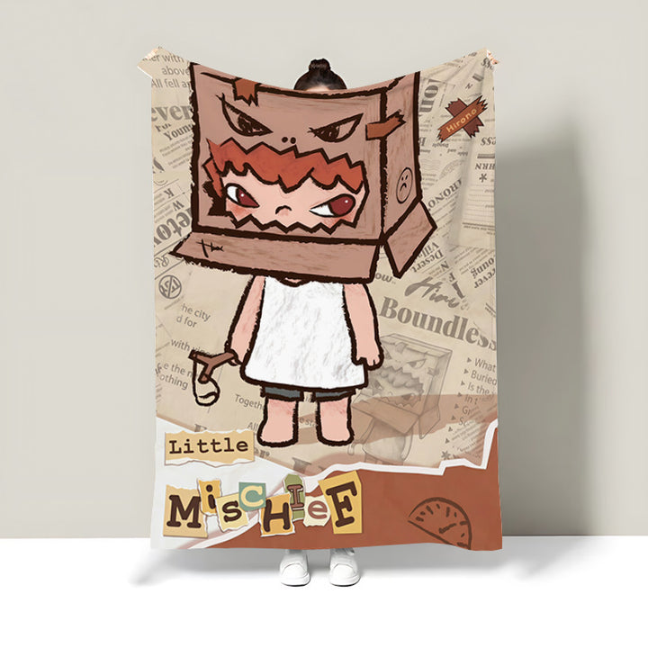 Art-Inspired Plush Blanket