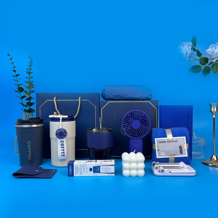 Women's set with coffee mug and portable fan Stornfield