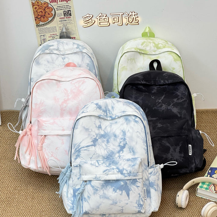 Trendy Tie-Dye Patterned Backpack Stornfield