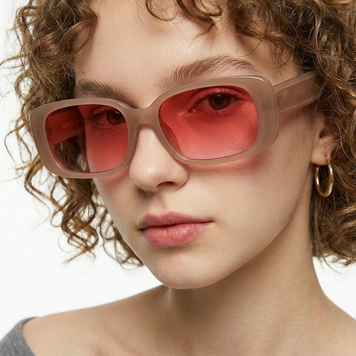 Ladies rectangular sunglasses with stylish frame Stornfield