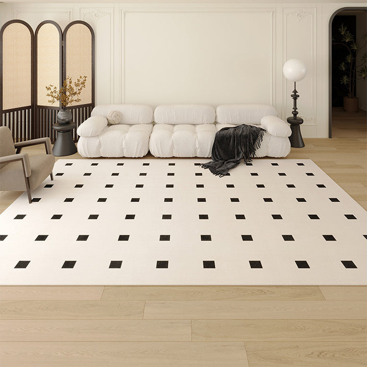 Contemporary Piano Key Design Area Rug