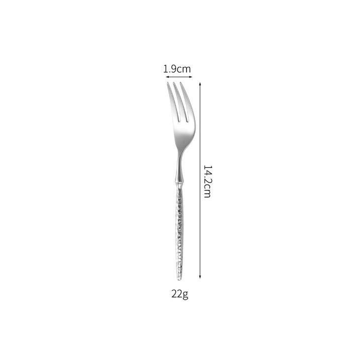 Elegant soup spoon with structured handle Stornfield